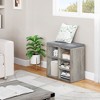 Shoe Rack For Entrance,Shoe Bnch Entryway Seat with Storage,Shoe Storage Organizer Closet With Adjustable Shelves - 2 of 4