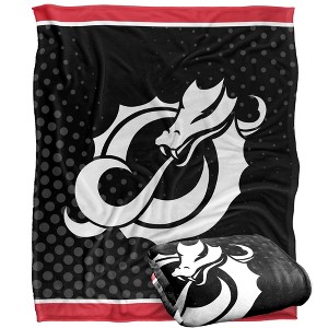 Minnesota State University Moorhead Logo Dots Silky 50x60 Blanket, 1 Sided - 1 of 4