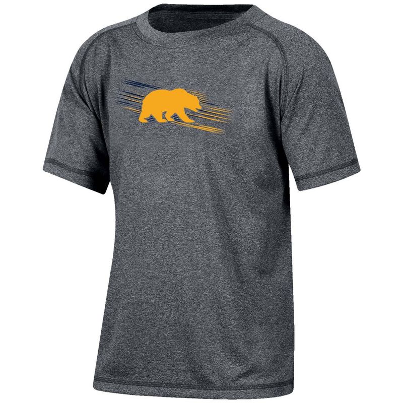 NCAA Cal Golden Bears Boys&#39; Gray Poly T-Shirt, 1 of 4