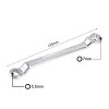 Unique Bargains Metric Cr-V Steel Mirror Polished Finish 12-Point Box End Offset End Torque Wrenches - 2 of 4