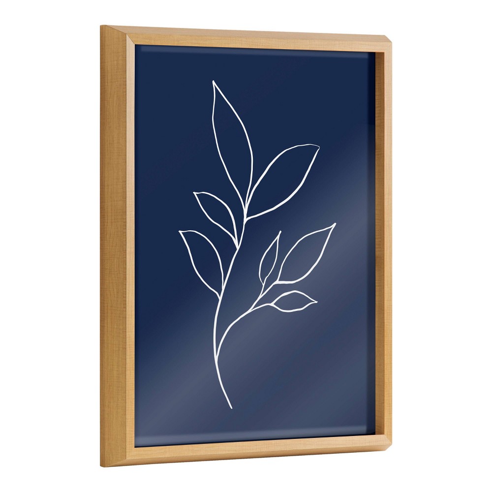 Photos - Other Decoration Kate & Laurel All Things Decor 16" x 20" Blake Modern Blue Botanical Line