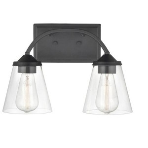 Millennium Lighting Josleen 2 - Light Vanity in  Matte Black - 1 of 4