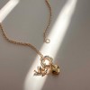 Charm Keeper Necklace in Gold, Rose Gold, Silver - Honeycat - 4 of 4