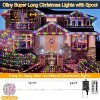 Ollny 600 LED Multicolor IP67 Waterproof Christmas Lights (Clear Wire, Plug in, 8 Modes) - 2 of 4
