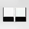 2 Pockets Paper Folder Black - Dealworthy™ - 2 of 3