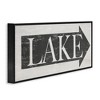 Stupell Industries Distressed Lake Arrow Sign, 30" x 13" - 3 of 4