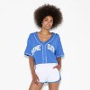 Women's Game Day Cropped Elbow Sleeve V-Neck Athletic Jersey - Wild Fable™ - 2 of 3