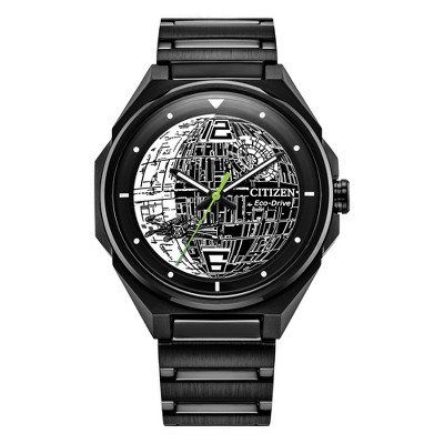 Citizen Star Wars Eco-Drive featuring Death Star 3-hand Grey IP Bracelet