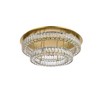 Elegant Lighting Monroe 2 - Light Flush Mount in  Gold - 2 of 4