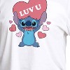 Women's - Lilo and Stitch - Luv U Cropped Graphic T-Shirt - 2 of 4