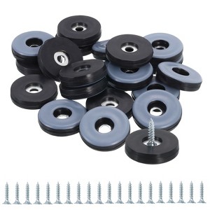 Unique Bargains Nail-on Round Chair Leg Protector for Carpet Hardwood Floors - 1 of 4