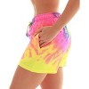 Just Love Women's Loop Terry Tie Dye Shorts - Comfortable and Stylish Loungewear for Summer - 2 of 3
