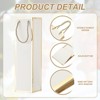 Unique Bargains Thick Kraft Paper Gold Edge Wine Gift Bags 13.7" x 3.7" x 3.5" 6 Pcs - 3 of 4