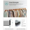 SONGMICS 286.6lb Clothes Garment Rack Heavy Duty Clothing Rack on Wheels Rolling Clothes Rack - 3 of 4