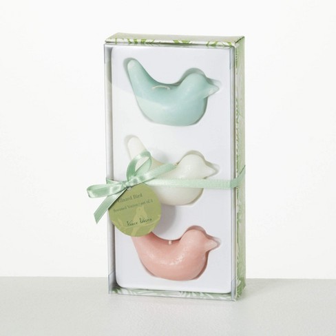 Vance Kitira 2" Bird Votive - Set of 3, Multicolored Wax - image 1 of 4