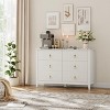Dresser for Bedroom with 6 Drawers, 48" Wide Modern Chest of Drawers with Metal Handle, Dresser TV Stand, Wood Drawer Organizer - 3 of 4
