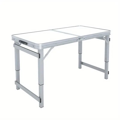 VYNXARIA Outdoor portable folding table large,White