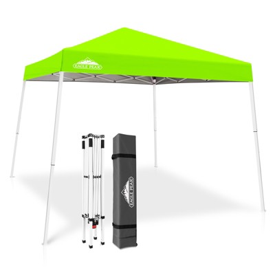 EAGLE PEAK Slant Leg Pop-up Canopy Tent Easy One Person Setup Instant Outdoor Beach Canopy Folding Portable Sports Shelter