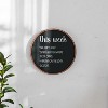 Flash Furniture Canterbury Round Wall Mounted Magnetic Chalkboards for Home or Business with Eraser and Chalk, Set of 2 - 2 of 4