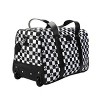 Disney Mickey Mouse Heads Black & White Checkered 18” Duffle Bag - image 4 of 4