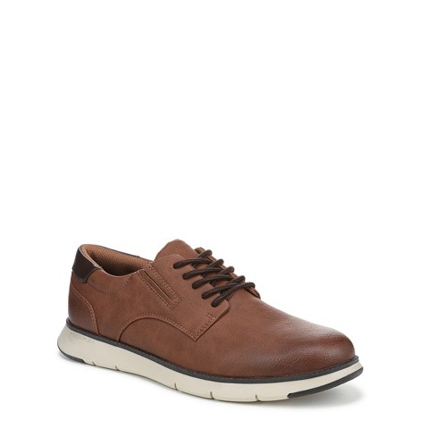 Dr. Scholl's Mens Synergy Oxford Dark Tan 10 M