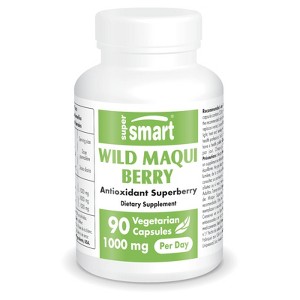 SuperSmart Wild Maqui Berry 100mg per Day - Powerful Antioxidant - 60 Capsules | Non-GMO & Gluten-Free - 1 of 1