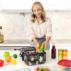 OPUX Insulated Dual Compartment Lunch Bag, Leakproof Soft Cooler Box Women Men Adult, Reusable Tote Pail Kids Boys Girls School - 4 of 4