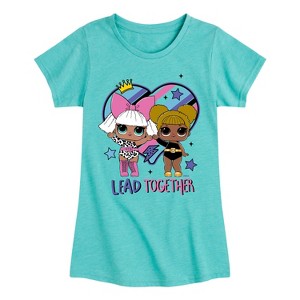 Girls' - LOL Surprise! - Dolls Lead Together Fitted Short Sleeve Graphic T-Shirt - 1 of 4