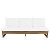 Christopher Knight Home Mistvale 67" Modern Acacia Wood Outdoor Sofa with Cushions - 4 of 4