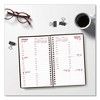 DuraFlex Weekly Planner, 8 x 5, Black Cover, 12-Month (Jan to Dec): 2025 - 4 of 4