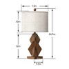 Maxax Grey/Black/Wood Geometric Table Lamp - 3 of 4