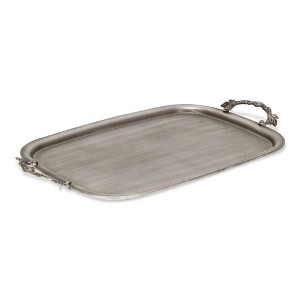 Cheung's Khilov Silver Metal Accent Tray - 1 of 4