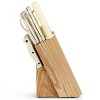Gibson 14 Piece Stainless Steel Cutlery and Wood Block Set in Linen - 2 of 4