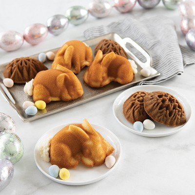 Silver Non-stick Aluminum Baby Bunny Cake Pan