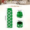 Unique Bargains Aluminum Alloy Anti-Skid BMX Mountain Cycling Fit 3/8 Inch Axles Rear Stunt Bike Pegs 4 Pcs - 2 of 3