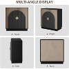 Coucheta Fluted Arc Accent Buffet Cabinet with Storage, Modern Sideboard Console Table for Dining Room, Kitchen, Living Room, Adjustable Shelves - 3 of 4