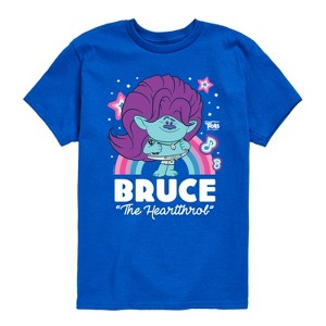 Boys' - Trolls - Bruce The Heartthrob Short Sleeve Graphic T-Shirt - 1 of 4