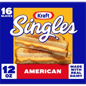 Kraft Singles American Cheese Slices - 12oz/16ct - 1 of 4