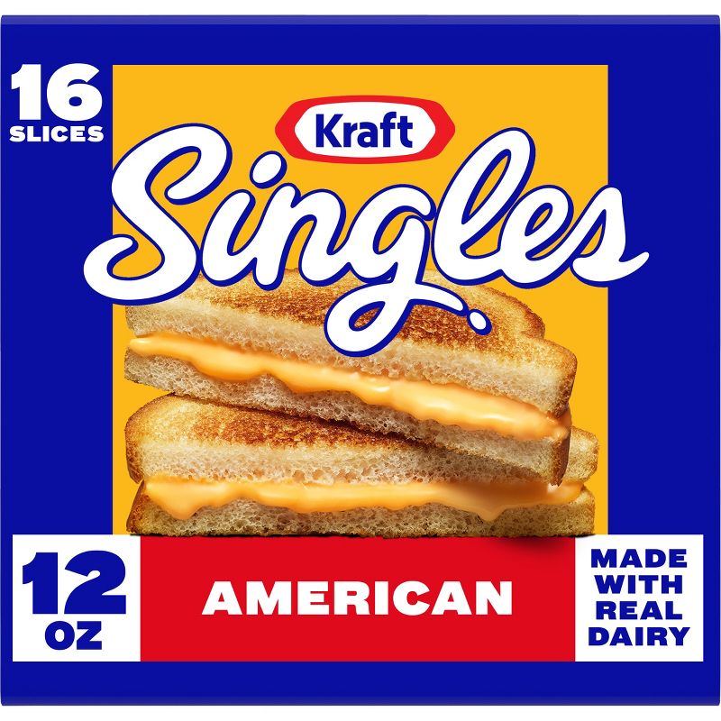 Kraft Singles American Cheese Slices - 12oz/16ct, 1 of 12