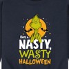 Men's - Dr. Seuss - The Grinch Nasty Wasty Halloween Graphic Fleece Sweatshirt - 2 of 4
