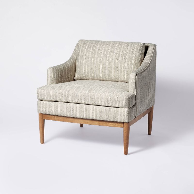 Howell Upholstered Accent Chair with Wood Base - Threshold™ designed with Studio McGee, 1 of 14