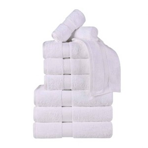Luxury Cotton Heavyweight Ultra-Plush 9 Piece Towel Set by Blue Nile Mills - 1 of 4