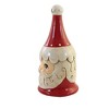 Transpac 8.0 Inch Santa W/Hat Bell Claus Johanna Parker Decorative Bells - 3 of 3