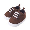 Hudson Baby Infant Boy Cotton Bodysuit, Pant and Shoe 3pc Set, Baby Bear - 2 of 4