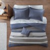 NicBex 6 Piece Polyester Twin XL Striped Bed Set with Bed Sheets,Comfort Sheets Set for Bedroom - 4 of 4