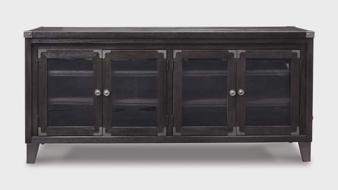 Todoe Fireplace TV Stand for TVs up to 70&#34; Dark Gray - Signature Design by Ashley, 2 of 7, play video