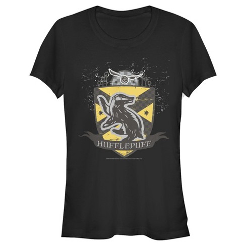 Junior's Harry Hufflepuff Snitch Crest T-shirt : Target
