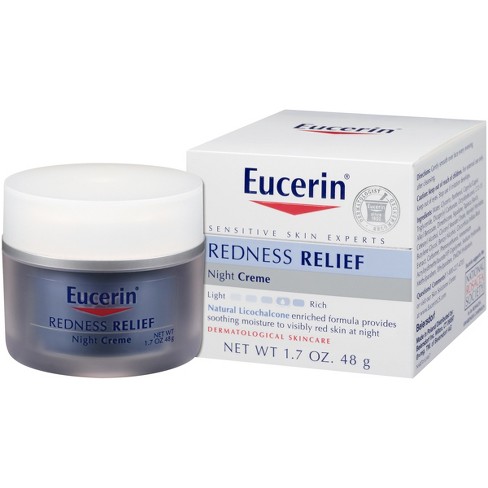 Eucerin Sensitive Skin Redness Relief Soothing Night Face Cream - 1.7oz - image 1 of 4