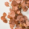 26" Rusted Eucalyptus Wreath - Hearth & Hand™ with Magnolia - 3 of 4