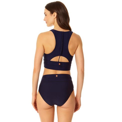 Coppersuit - Women's Banded Halter Longline Bra Swimsuit Top : Target